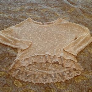 American Rag cream high-low top